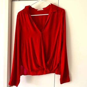 Red Bella Dahl blouse